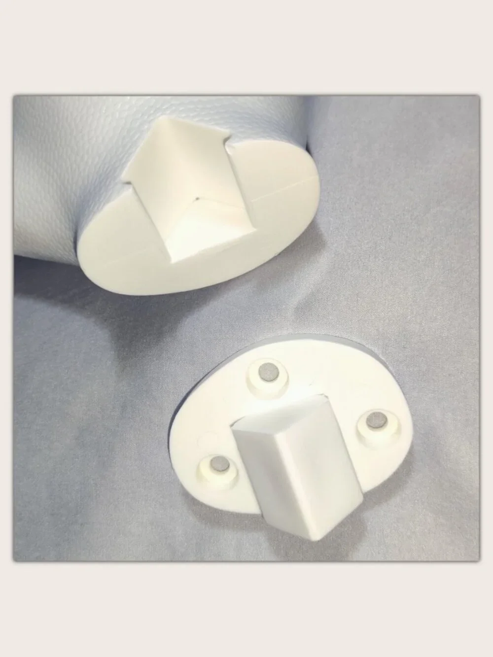 Hand-Shaped Ball Holder Display by Loczar Wall Mounted White Basketball Soccer
